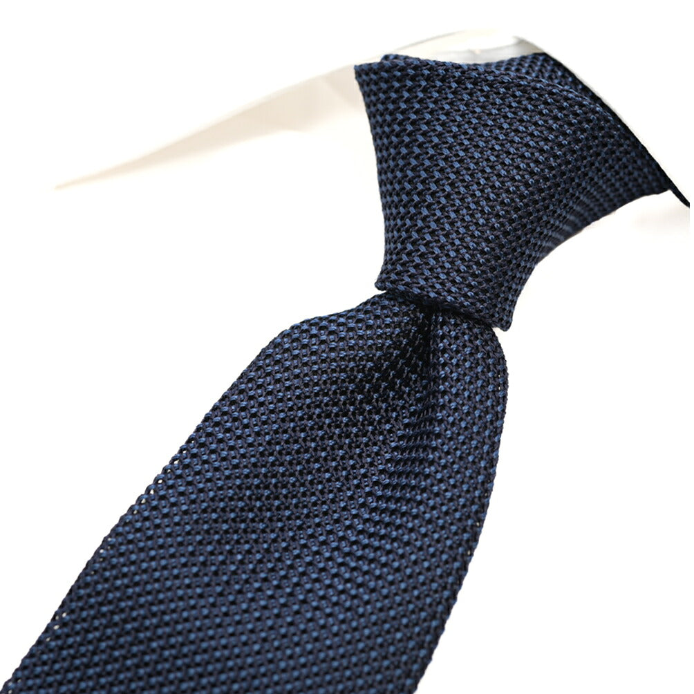 ETON シルク100% 織柄ネクタイ
