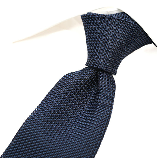ETON シルク100% 織柄ネクタイ