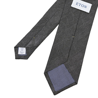 ETON シルク100% 総柄ネクタイ