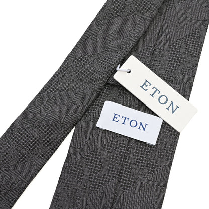 ETON シルク100% 総柄ネクタイ