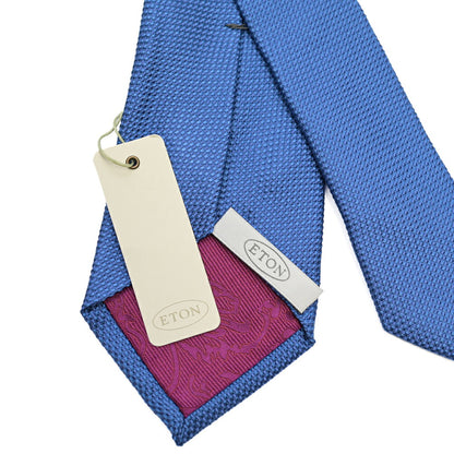 ETON シルク100% 織柄ネクタイ