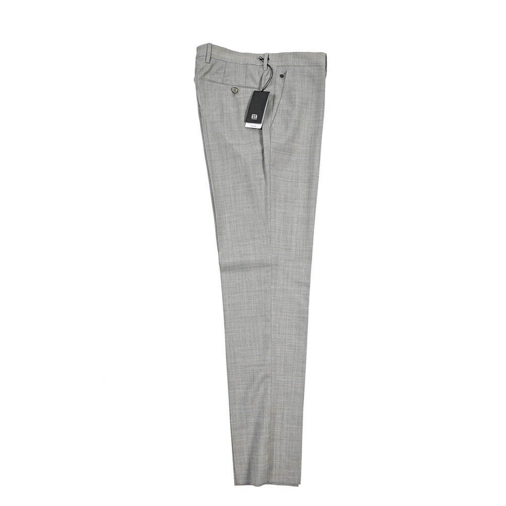 SALE｜GTA “800 G SL” ウール100% ノータックスラックス / SLIM FIT