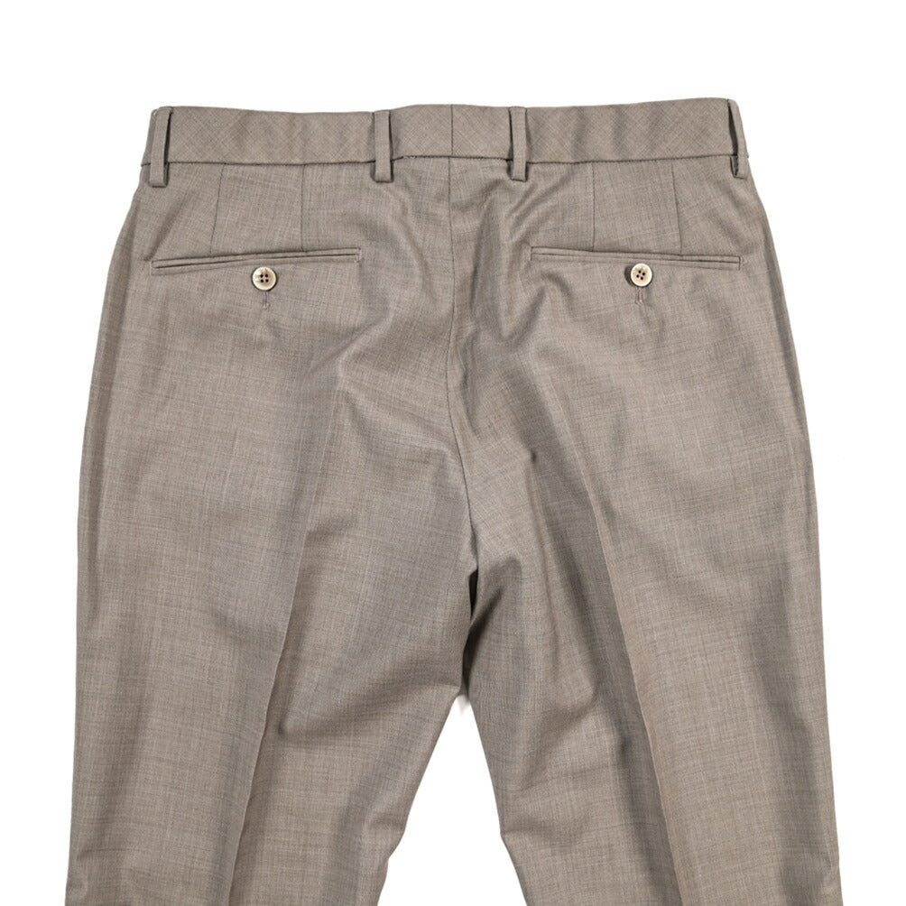 SALE｜GTA “RICCARDO” ヴァージンウール100% ウエストバンド付きワンタックスラックス / SLIM FIT