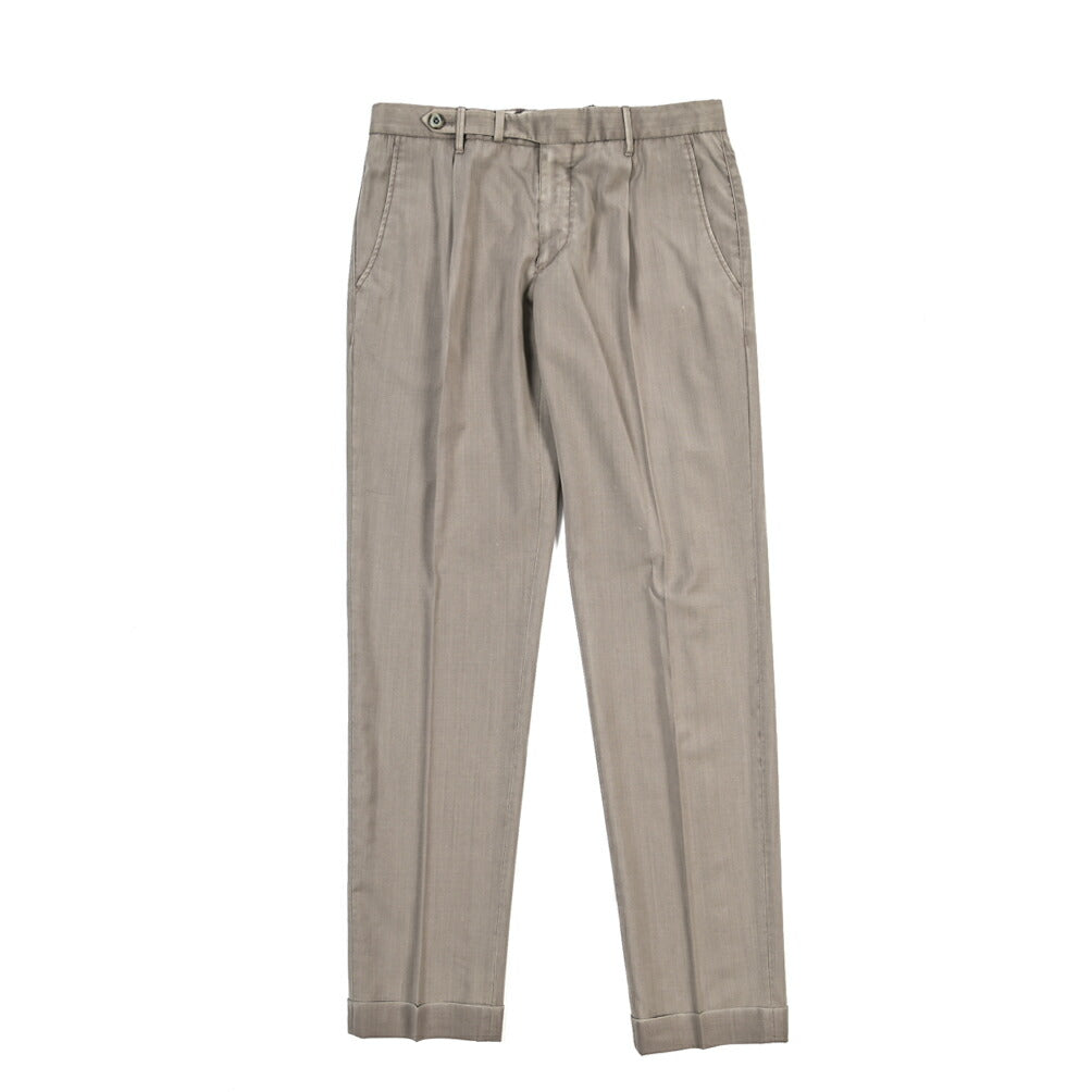 SALE｜GTA “BYRON” ヴァージンウール100% ワンタックスラックス / SLIM FIT