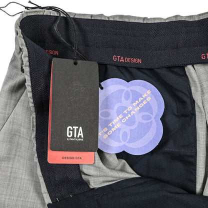 SALE｜GTA “ALFIO” ヴァージンウール100% ノータックイージースラックス / SLIM FIT