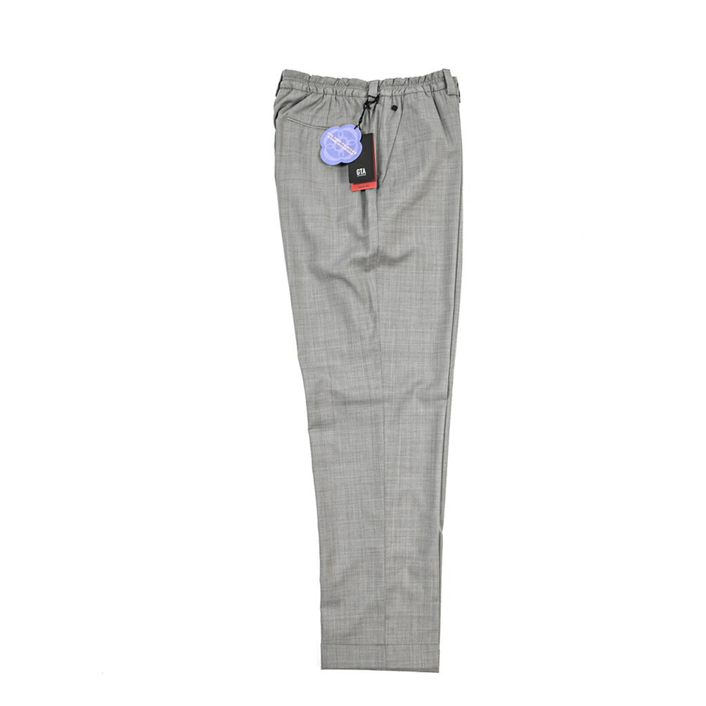 SALE｜GTA “ALFIO” ヴァージンウール100% ノータックイージースラックス / SLIM FIT