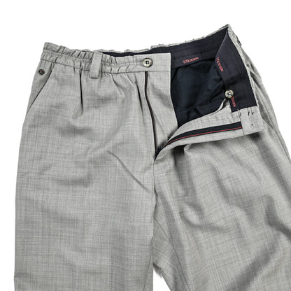 SALE｜GTA “ALFIO” ヴァージンウール100% ノータックイージースラックス / SLIM FIT