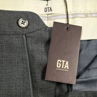 SALE｜GTA “800 G SL” ウール100% ノータックスラックス / SLIM FIT