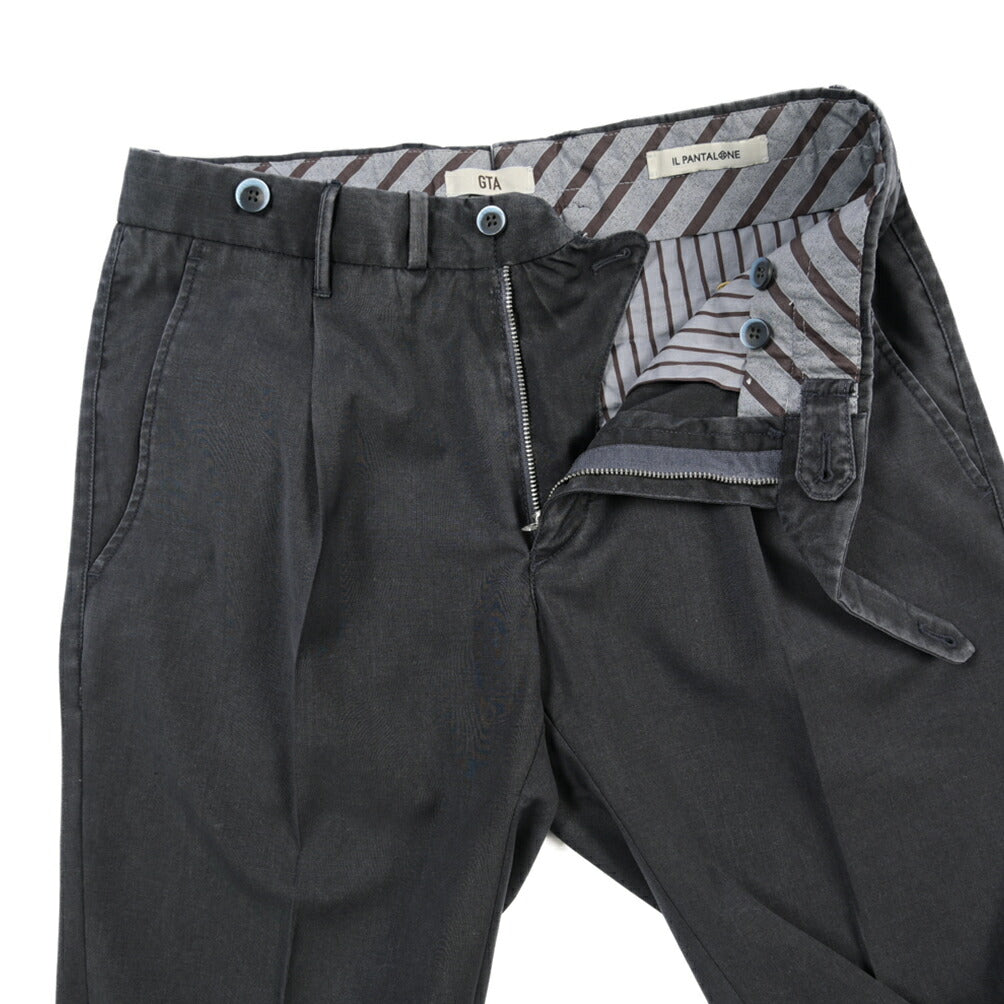 SALE｜GTA “BYRON” ヴァージンウール100% ワンタックスラックス / SLIM FIT