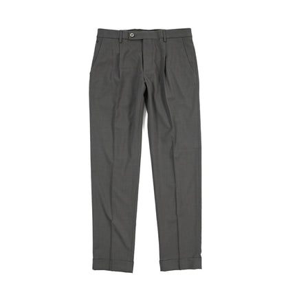 SALE｜GTA “RICCARDO” ビスコース混ウール ウエストバンド付きワンタックスラックス / SLIM FIT