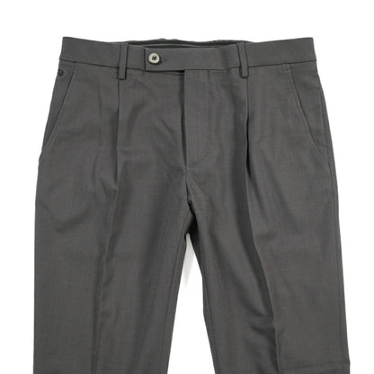 SALE｜GTA “RICCARDO” ビスコース混ウール ウエストバンド付きワンタックスラックス / SLIM FIT
