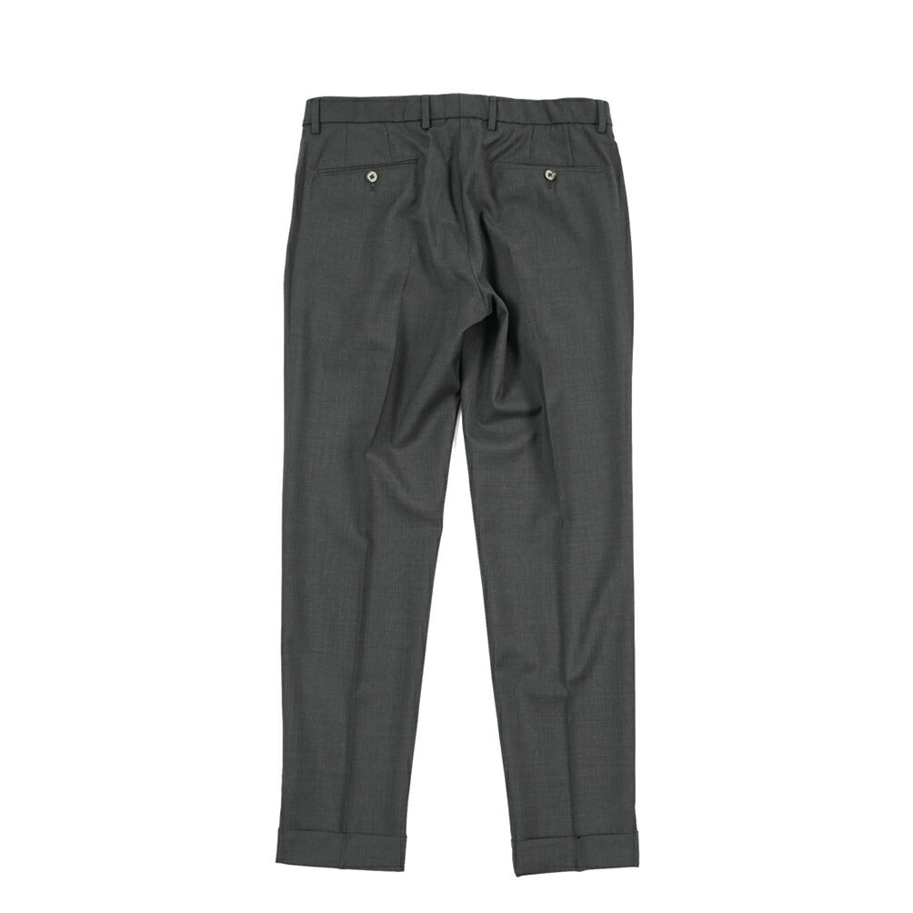 SALE｜GTA “RICCARDO” ヴァージンウール100% ウエストバンド付きワンタックスラックス / SLIM FIT