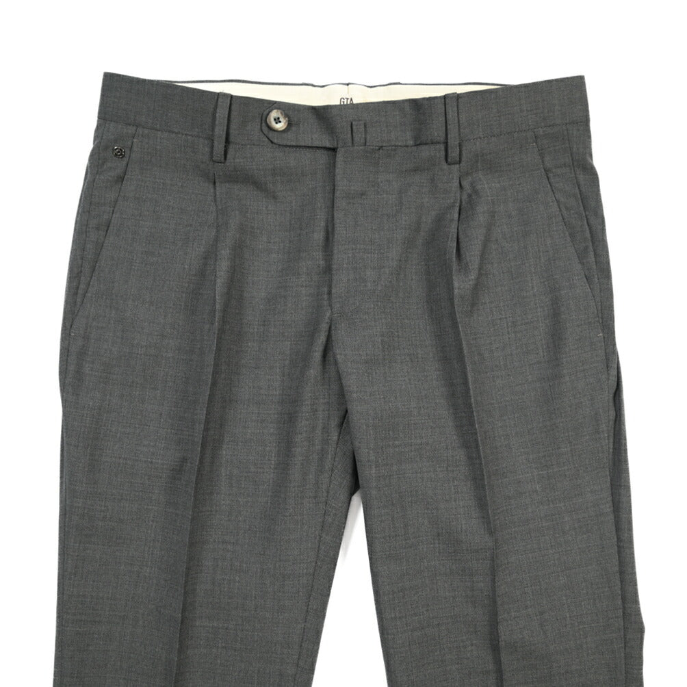 SALE｜GTA “772 L” ウール100% ワンタックスラックス / SLIM FIT