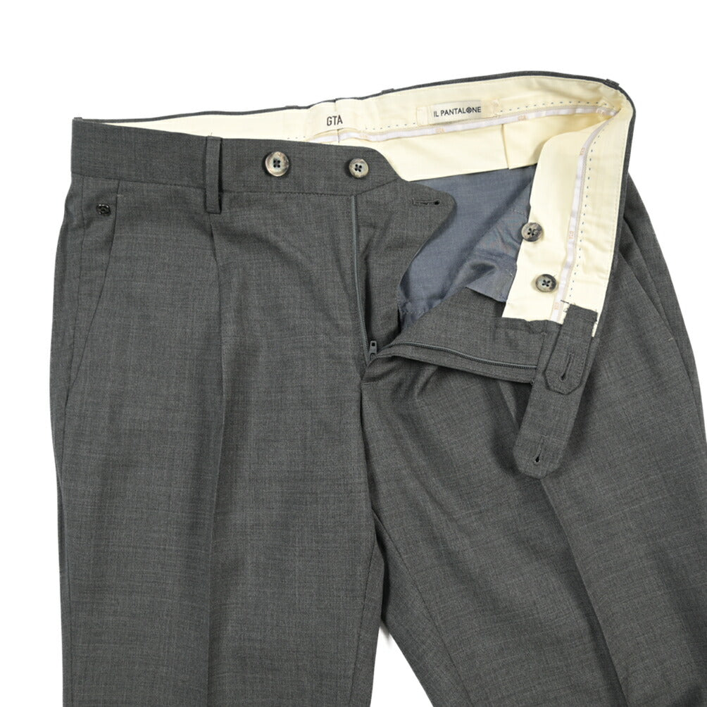 SALE｜GTA “772 L” ウール100% ワンタックスラックス / SLIM FIT