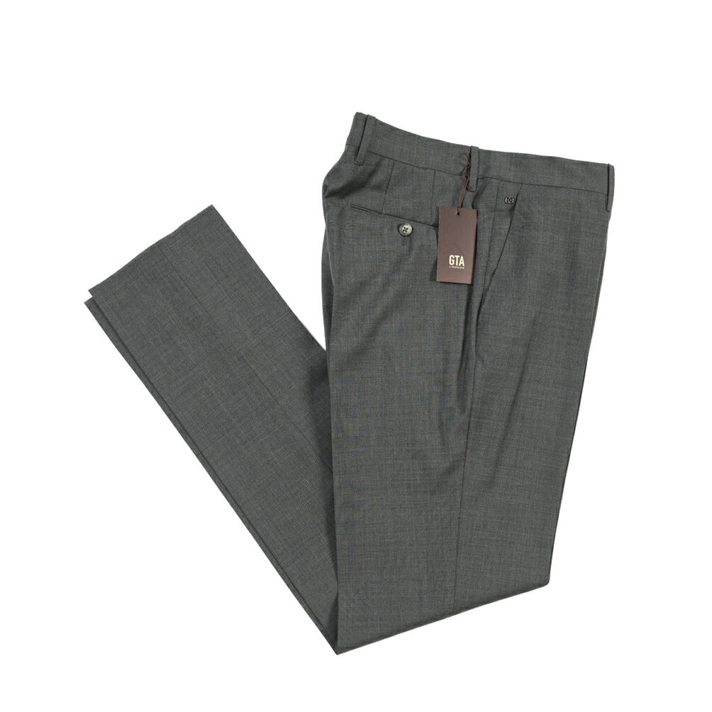 GTA “800 G SL” ウール100% ノータックスラックス / SLIM FIT