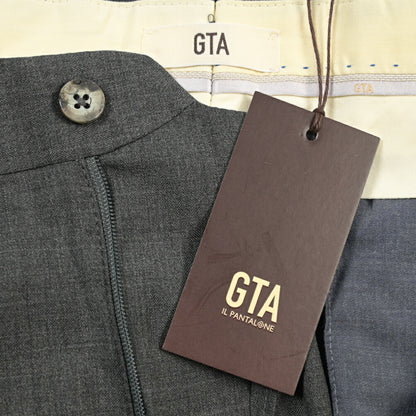 GTA “800 G SL” ウール100% ノータックスラックス / SLIM FIT