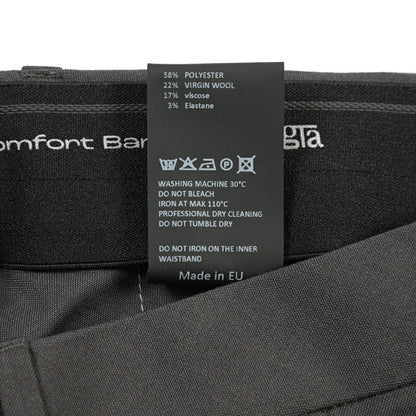 SALE｜GTA “RICCARDO” ビスコース混ウール ウエストバンド付きワンタックスラックス / SLIM FIT