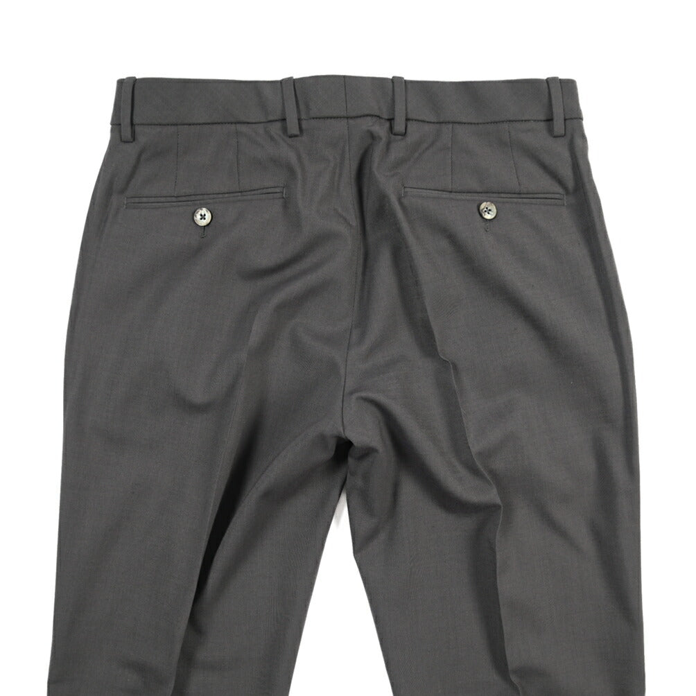 SALE｜GTA “RICCARDO” ビスコース混ウール ウエストバンド付きワンタックスラックス / SLIM FIT