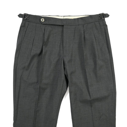 SALE｜GTA “HERRICK” ヴァージンウール100% ツータックスラックス / SLIM FIT