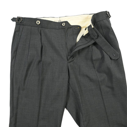 SALE｜GTA “HERRICK” ヴァージンウール100% ツータックスラックス / SLIM FIT