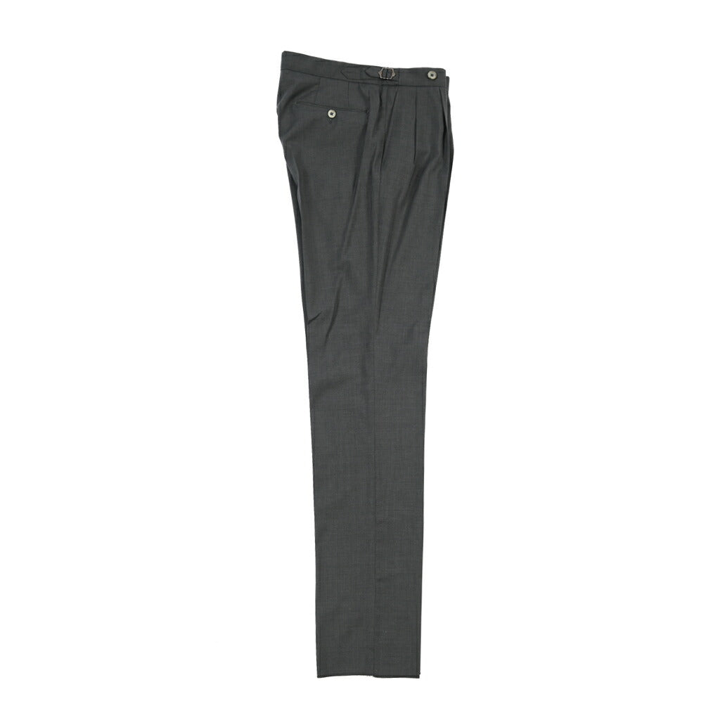 SALE｜GTA “HERRICK” ヴァージンウール100% ツータックスラックス / SLIM FIT