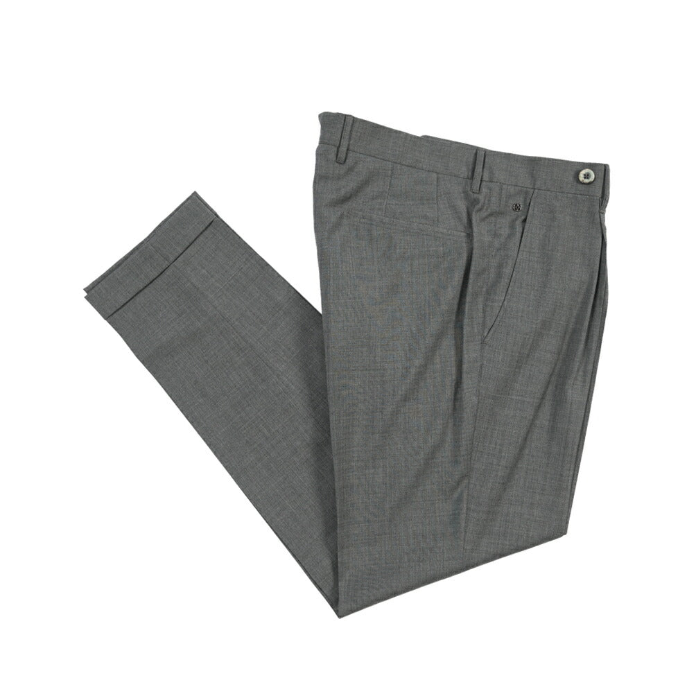 SALE｜GTA “BYRON C” ウール100% ワンタックスラックス / SLIM FIT
