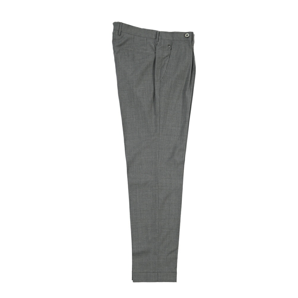 SALE｜GTA “BYRON C” ウール100% ワンタックスラックス / SLIM FIT