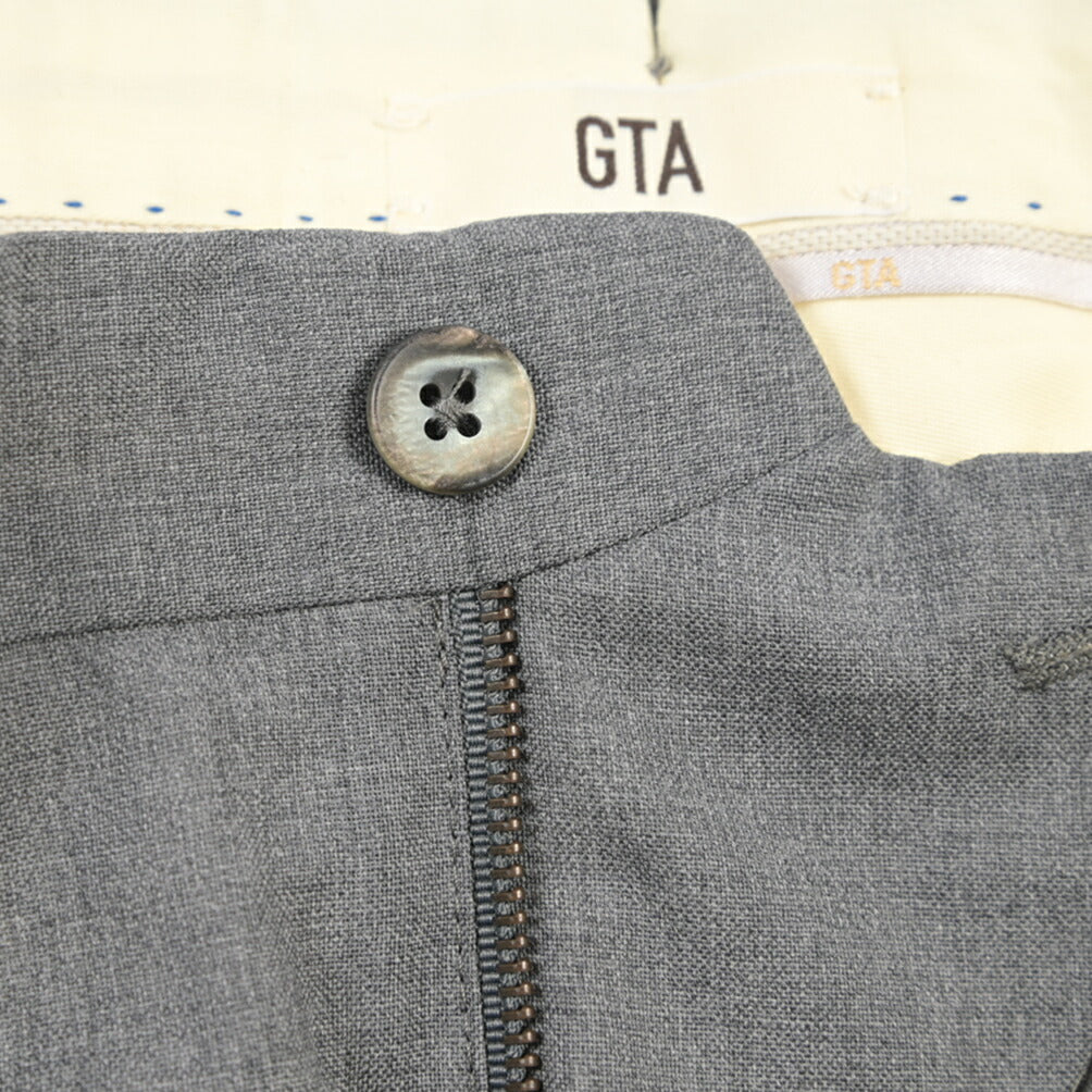 SALE｜GTA “BYRON L” ウール100% ワンタックスラックス / SLIM FIT