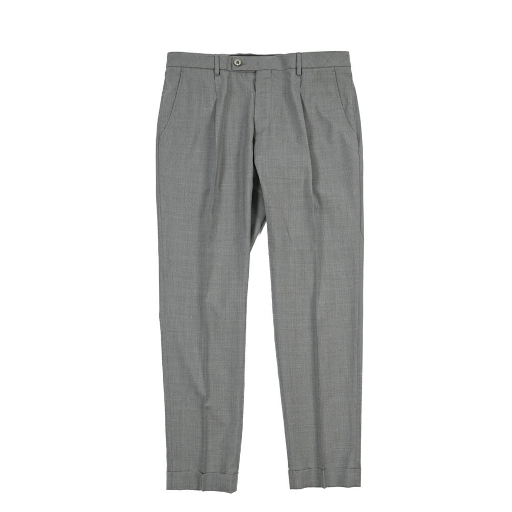 SALE｜GTA “RICCARDO” ヴァージンウール100% ウエストバンド付きワンタックスラックス / SLIM FIT