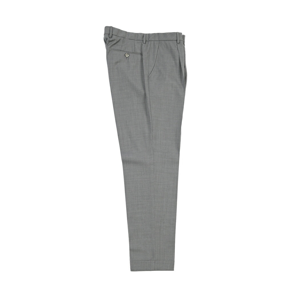 SALE｜GTA “RICCARDO” ヴァージンウール100% ウエストバンド付きワンタックスラックス / SLIM FIT