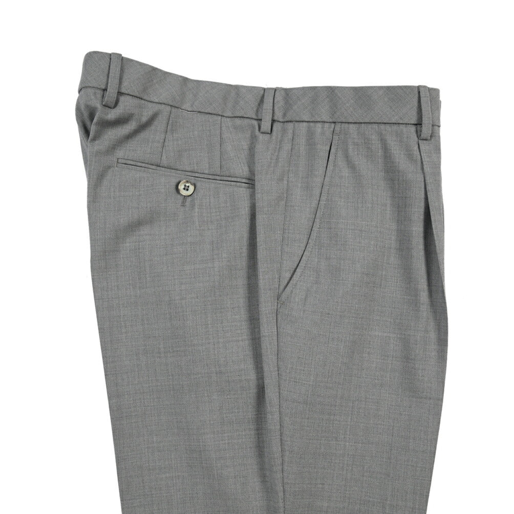 SALE｜GTA “RICCARDO” ヴァージンウール100% ウエストバンド付きワンタックスラックス / SLIM FIT