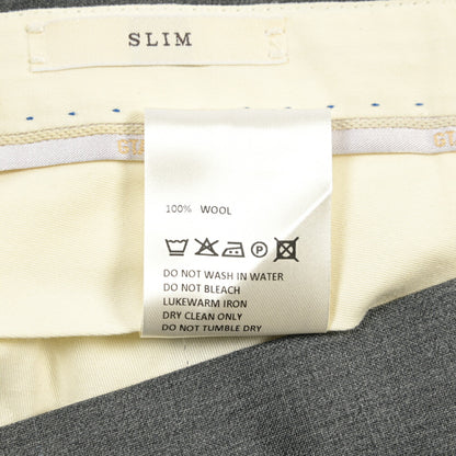 SALE｜GTA “800 SL” ウール100% ノータックスラックス / SLIM FIT