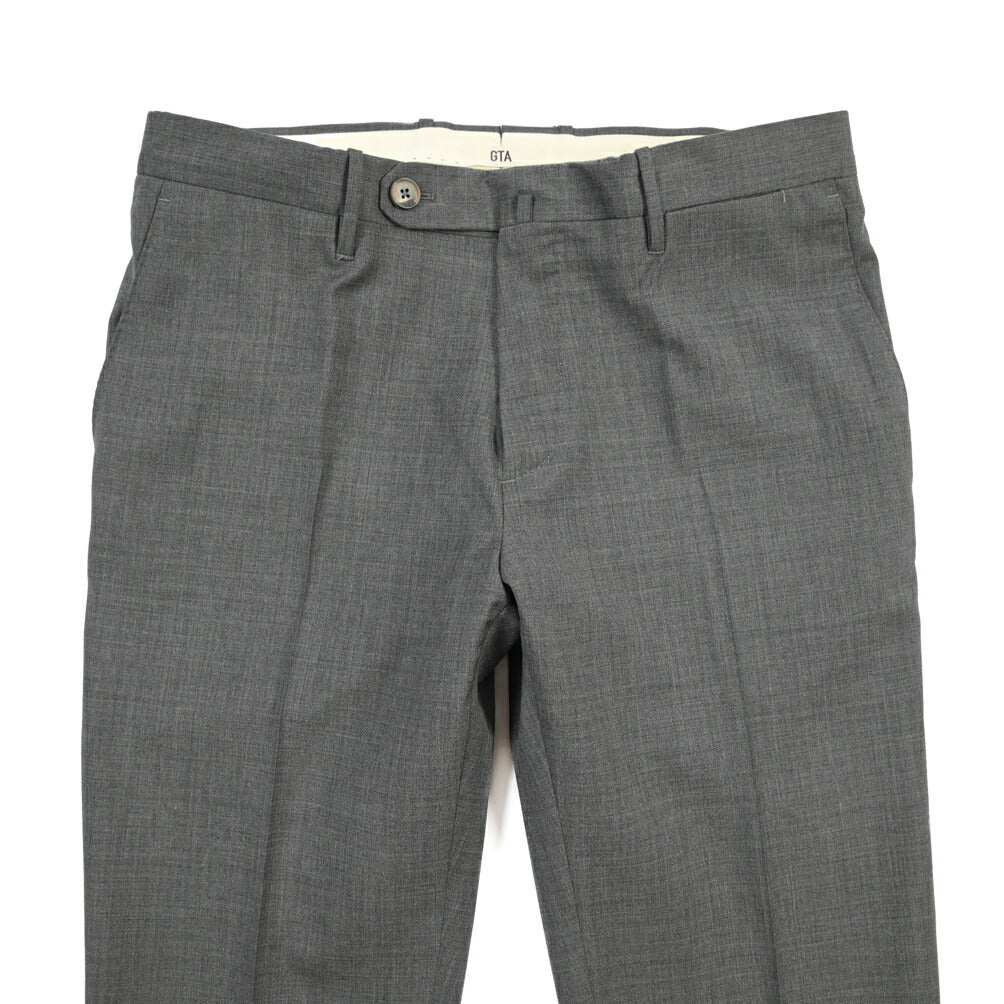 SALE｜GTA “800 SL” ウール100% ノータックスラックス / SLIM FIT
