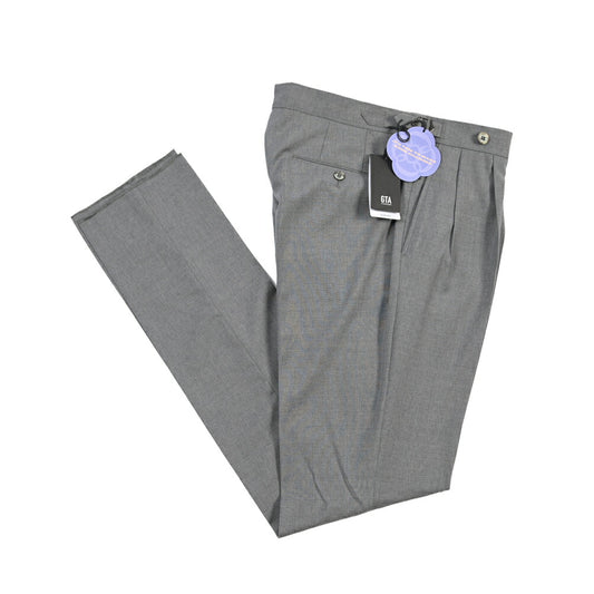 GTA “HERRICK” ヴァージンウール100% ツータックスラックス / COMFORT FIT
