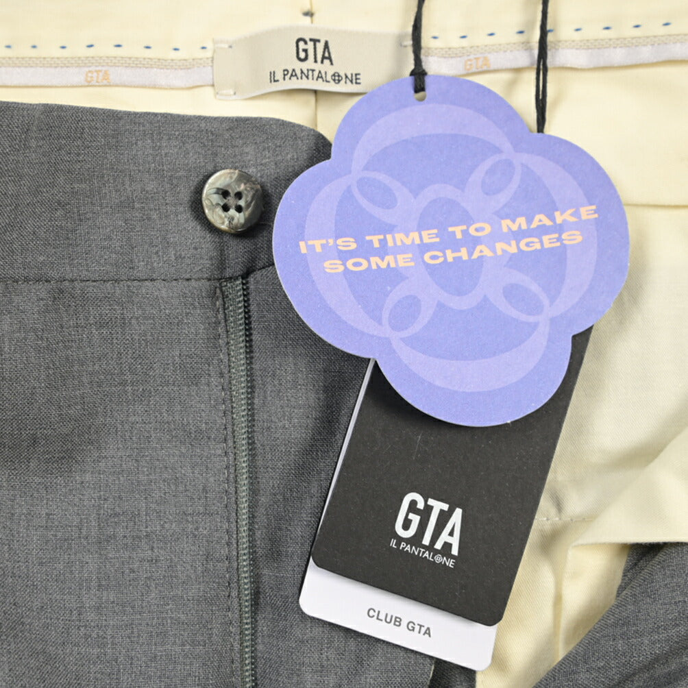 SALE｜GTA “HERRICK” ヴァージンウール100% ツータックスラックス / COMFORT FIT
