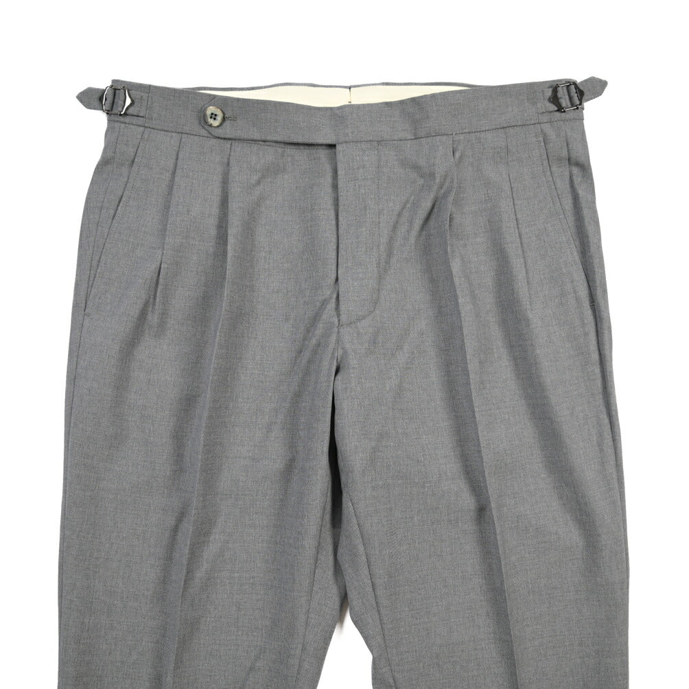 SALE｜GTA “HERRICK” ヴァージンウール100% ツータックスラックス / COMFORT FIT