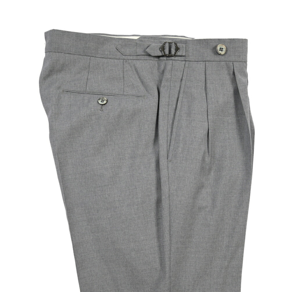 SALE｜GTA “HERRICK” ヴァージンウール100% ツータックスラックス / COMFORT FIT