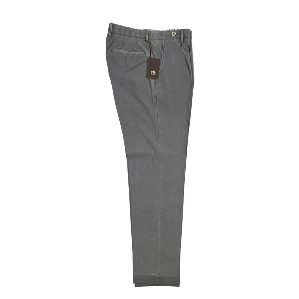 SALE｜GTA “BYRON” ヴァージンウール100% ワンタックスラックス / SLIM FIT