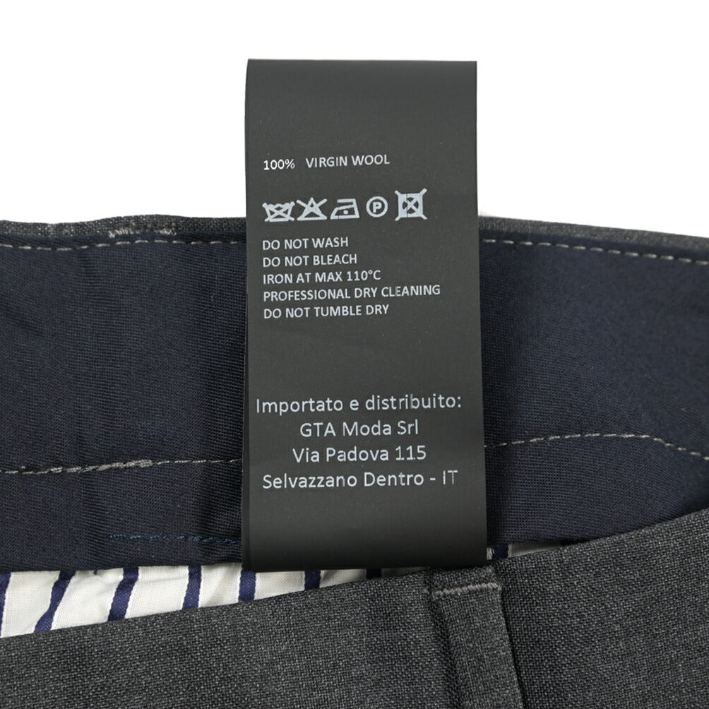 SALE｜GTA “NIKKO 01” ヴァージンウール100% ワンタックスラックス / SLIM FIT