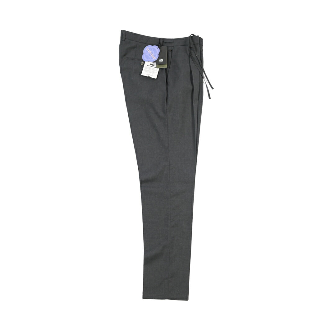SALE｜GTA “HERRICK JOG” ヴァージンウール100% インドローコード付きジョガーパンツ / SLIM FIT