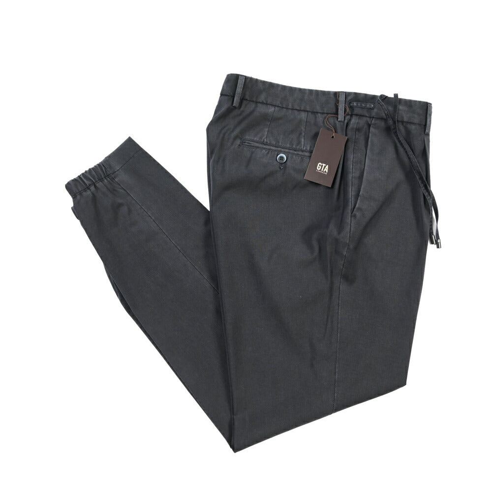 SALE｜GTA “HERRICK JOG NEW” ヴァージンウール100% ドローコード付きジョガーパンツ / COMFORT FIT