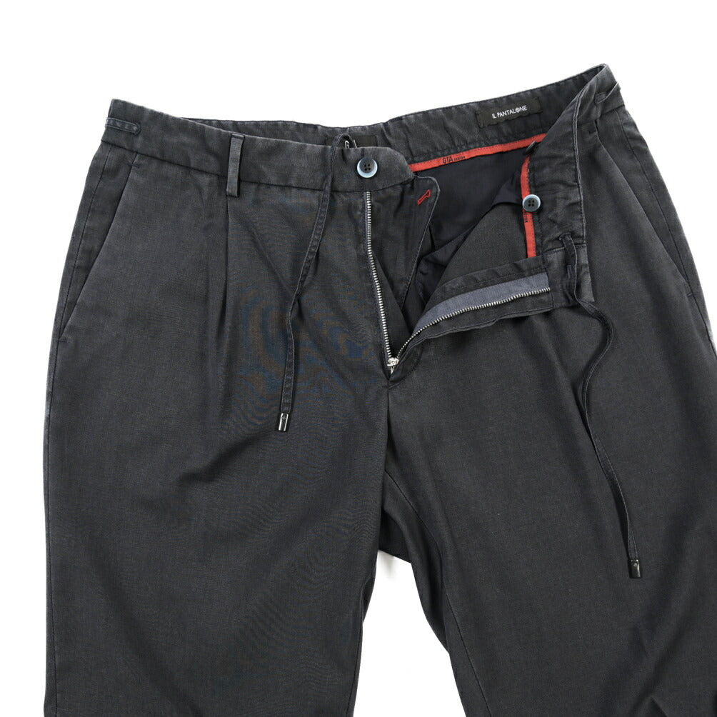 SALE｜GTA “HERRICK JOG NEW” ヴァージンウール100% ドローコード付きジョガーパンツ / COMFORT FIT