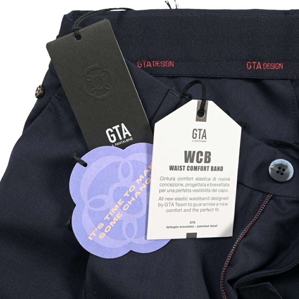 SALE｜GTA “HERRICK JOG” ヴァージンウール100% インドローコード付きジョガーパンツ / SLIM FIT