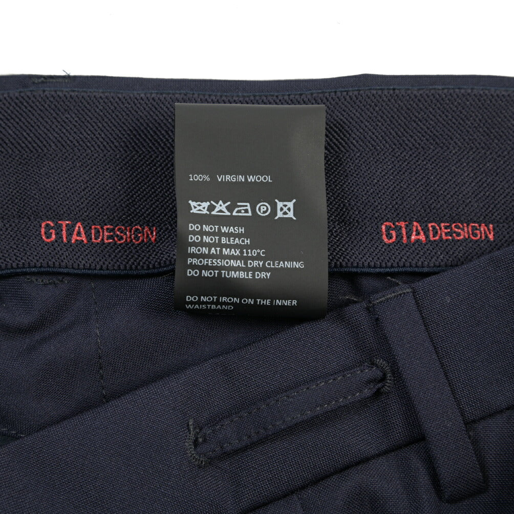 SALE｜GTA “HERRICK JOG” ヴァージンウール100% インドローコード付きジョガーパンツ / SLIM FIT