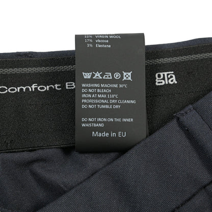 SALE｜GTA “NIKKO” ビスコース混ウール ノータックスラックス / SLIM FIT