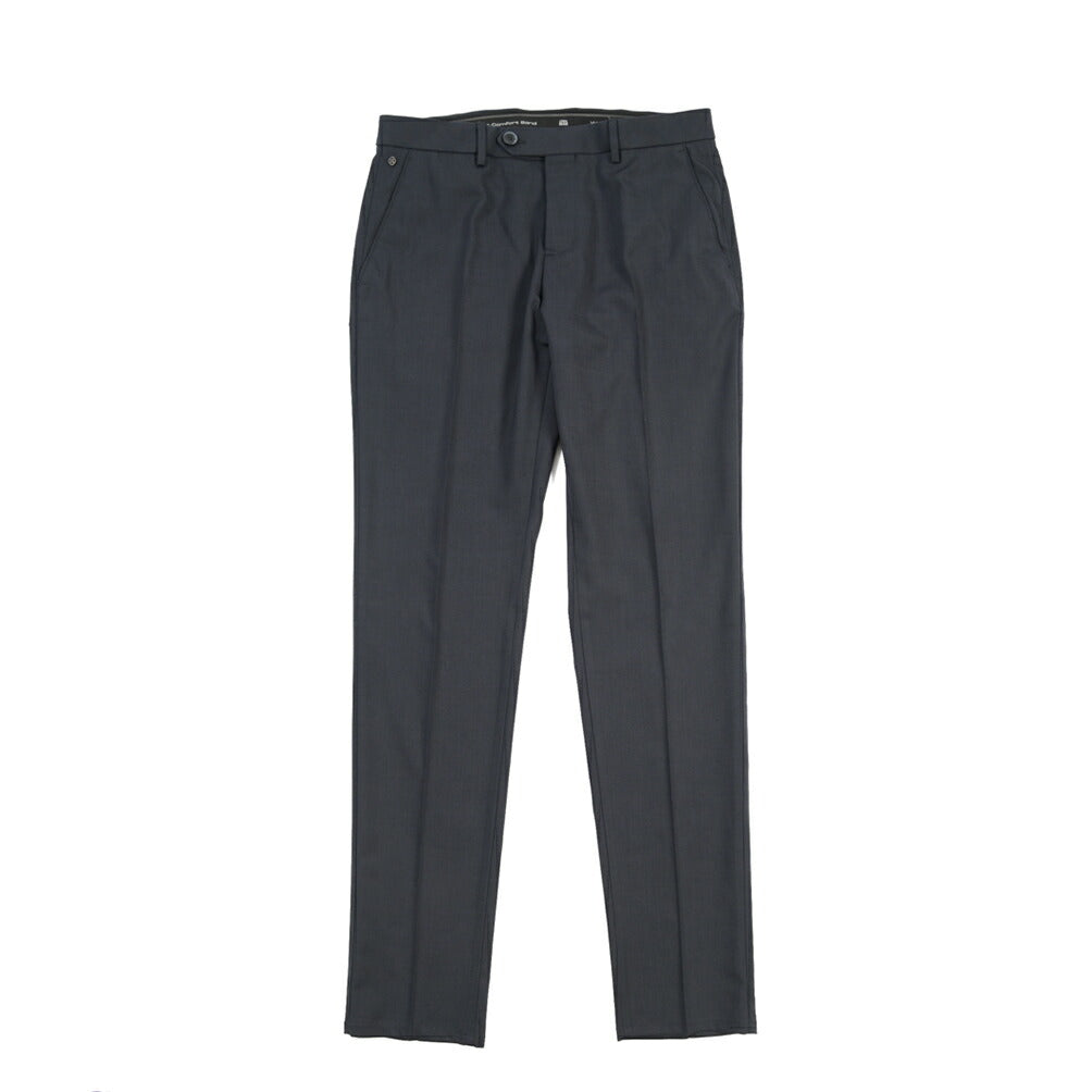 SALE｜GTA “NIKKO” ビスコース混ウール ノータックスラックス / SLIM FIT