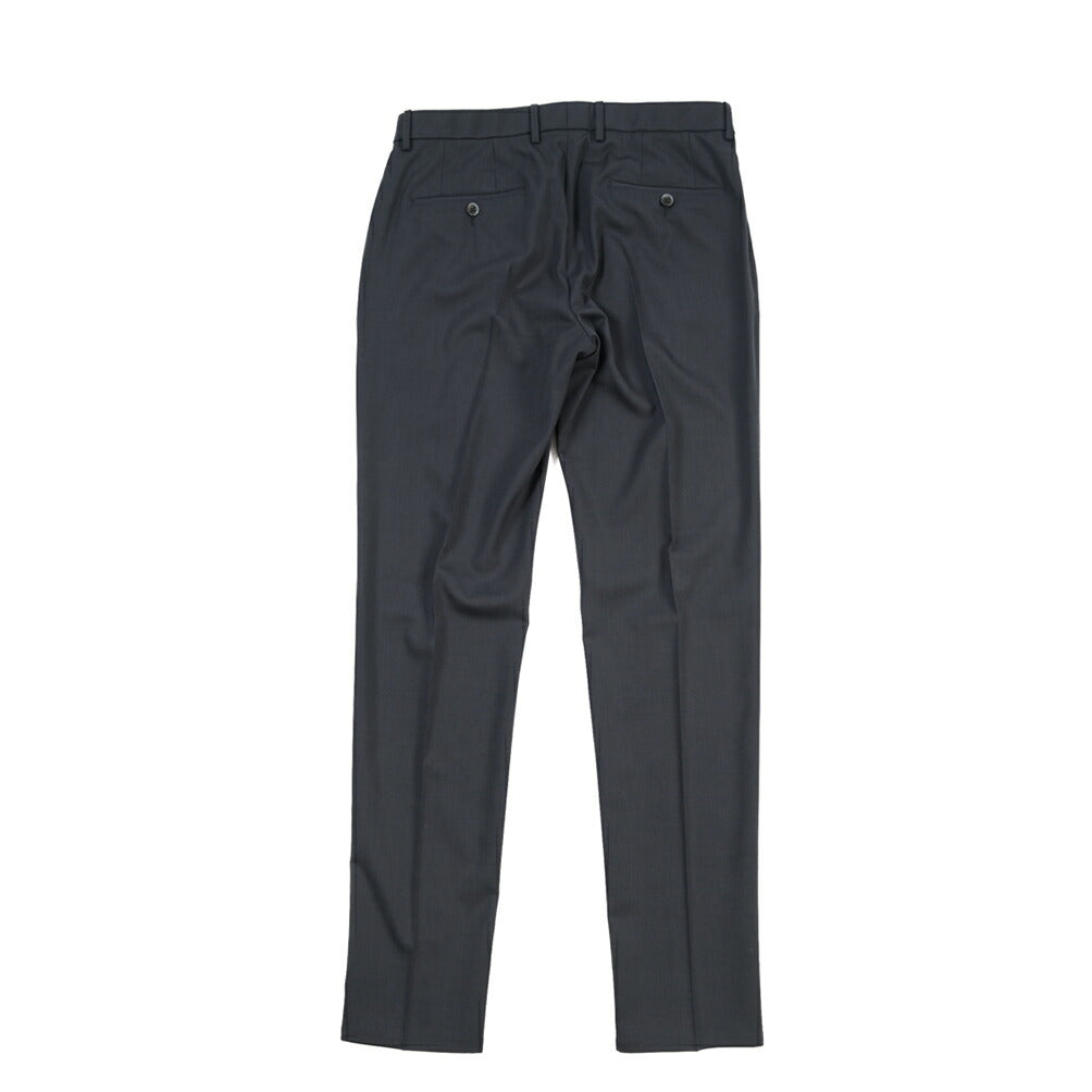 SALE｜GTA “NIKKO” ビスコース混ウール ノータックスラックス / SLIM FIT