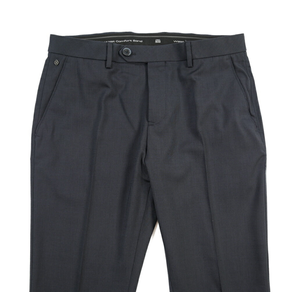 SALE｜GTA “NIKKO” ビスコース混ウール ノータックスラックス / SLIM FIT