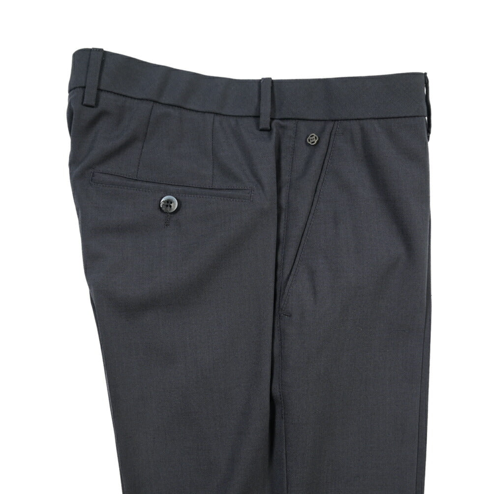 SALE｜GTA “NIKKO” ビスコース混ウール ノータックスラックス / SLIM FIT