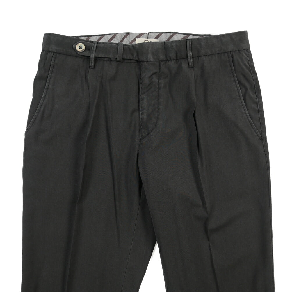 SALE｜GTA “BYRON L” ヴァージンウール100% ワンタックスラックス / SLIM FIT